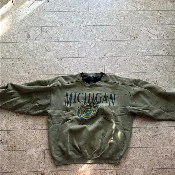 Vintage Michigan Wolverines Football Crew sweater - Picture 1 of 6